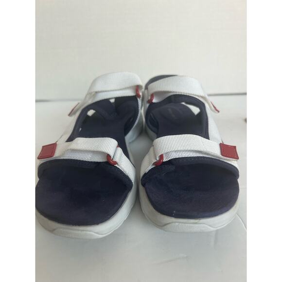 Easy Spirit Tabata 2 Red White Blue Active Slip On Adjustable sandals Sz 8.5N - Picture 8 of 11